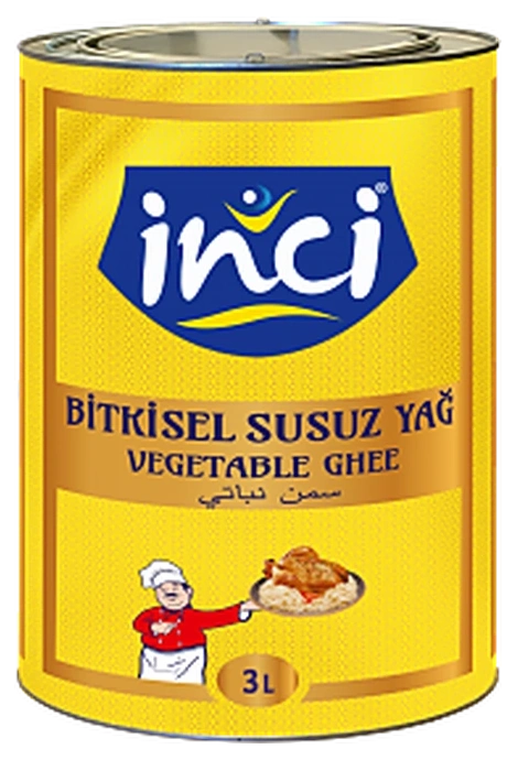 Bitkisel Susuz Yağ Teneke